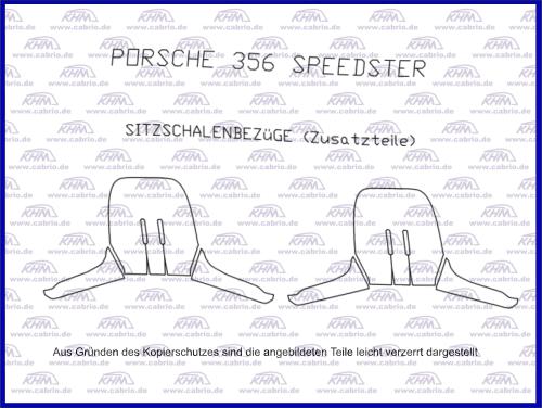 Teppich fuer 356 Speedstersitze, Paar