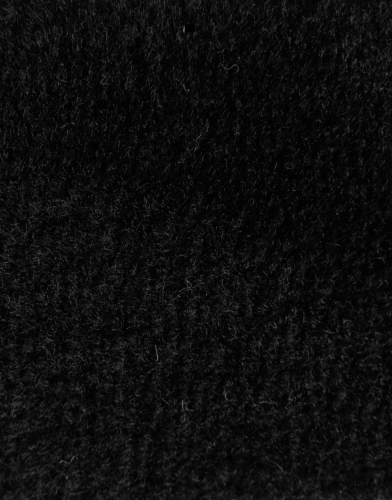 Muster Feinvelour 450T tiefschwarz