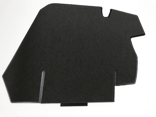 Kofferraumverkleidung 108/109 seitlich, Strukturpappe