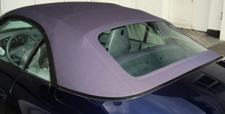 Verdeck 996 mit PVC-Scheibe