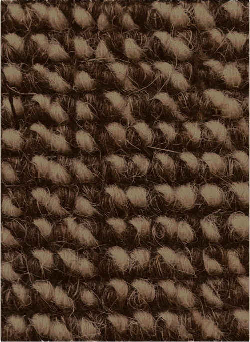 Muster Bouclé grob 416B braunbeige