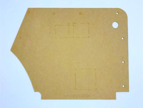 Seitenverkleidungen hinten 1302/1303 Cabrio, Hartfaser, Paar