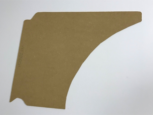 Seitenverkleidung hinten Dino, Hartfaser, Paar