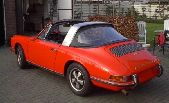 911/912 Faltscheibe mit Reißverschluss