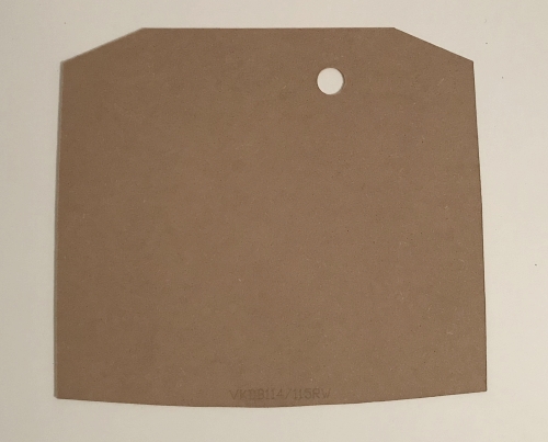 Sitzrückwandverkleidung 114/115, Hartfaser, Paar