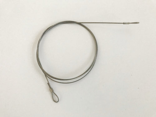 Spannseil seitlich 129 oberhalb Türscheibe, Reparatursatz, einzeln