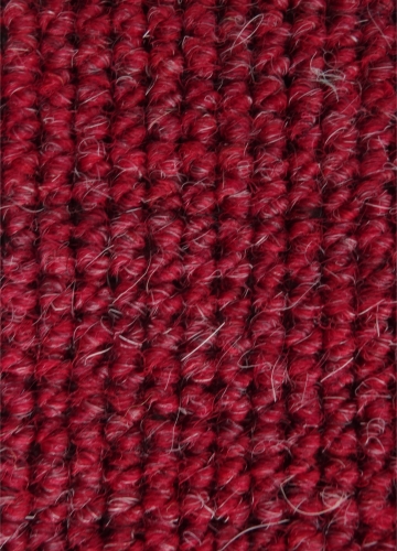 Muster Bouclé fein 408 dunkelrot