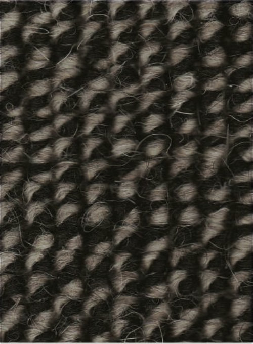 Muster Bouclé grob 416 schwarzbeige