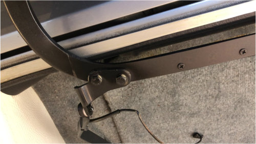 Verdeck Golf I Heckrahmen Reparatursatz