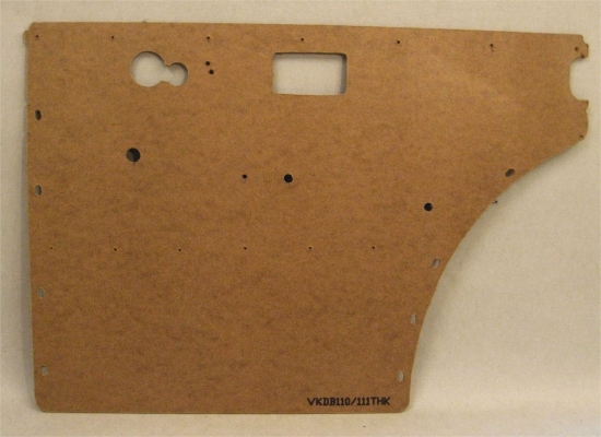Türverkleidung hinten 110-112 Lim., Hartfaser, Paar