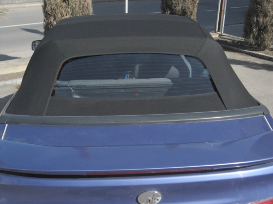 Verdeck Paseo mit Glasscheibe