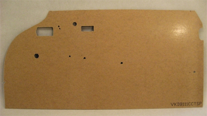 Türverkleidung vorn 111/112 Coupé/Cabrio, Hartfaser, Paar