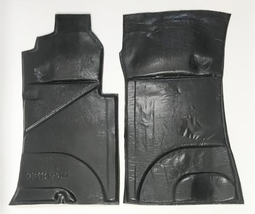 Teppichunterlagen vorn DB 116 S, SE, SEL, SEC, Paar | Profiled underlay pads front DB 116 S, SE, SEL, SEC, pair