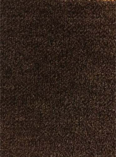 Muster 2-Ton-Velour 474 dunkelbraun