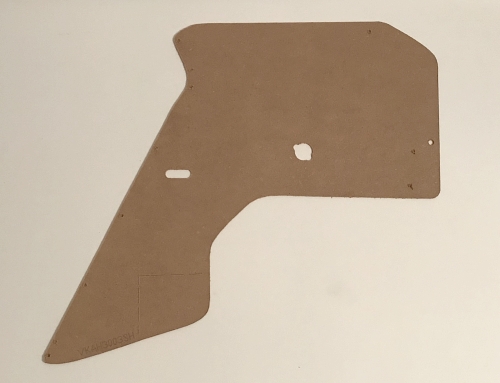 Seitenverkleidung hinten Austin Healey 3000, Hartfaser, Paar