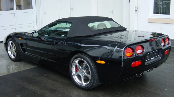 Verdeck Corvette mit Glasheckscheibe (C4-C6)