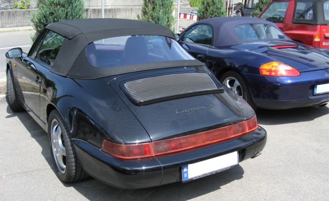 Verdeck 911 + 964 Cabrio, mit Reißverschluss