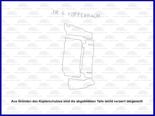 Kofferraumteppich TR4-6