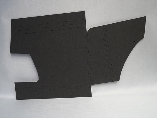 Kofferraumverkleidung 107SL/SLC  links, Kunststoff