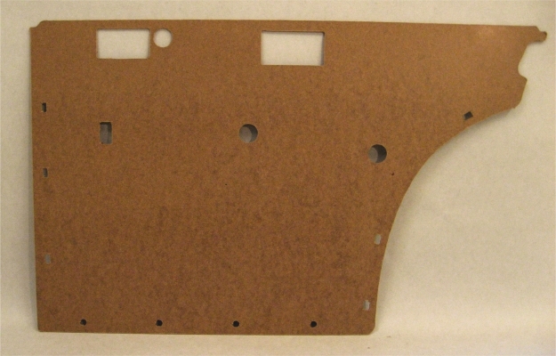 Türverkleidung hinten 114/115, Hartfaser, Paar